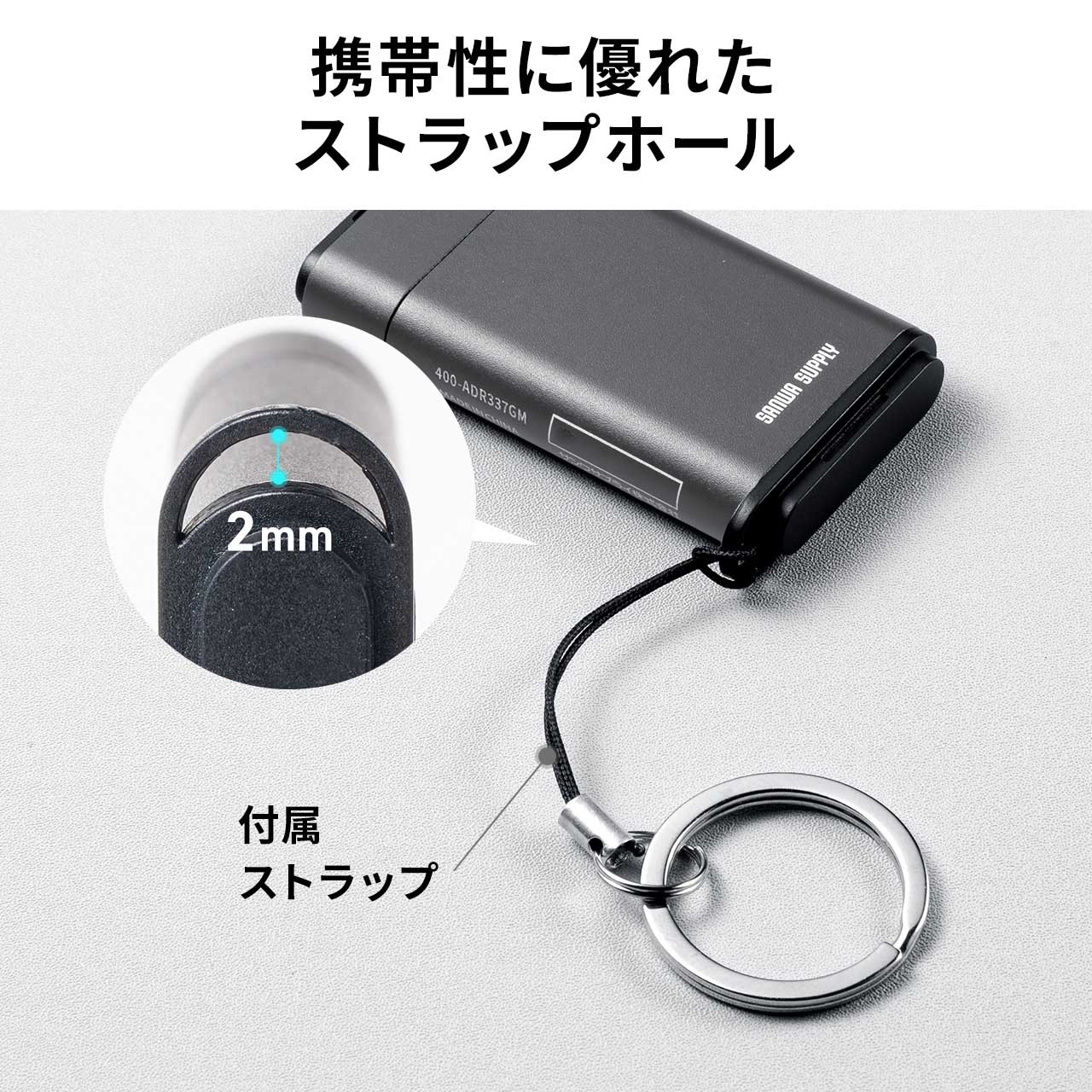 USB-C �J�[�h���[�_�[ UHS-II �Ή� SD microSD�J�[�h �����F�� �R���p�N�g USB3.0 USB 5Gbps Type-C �����]�� SDXC/SDHC �K�����^���b�N