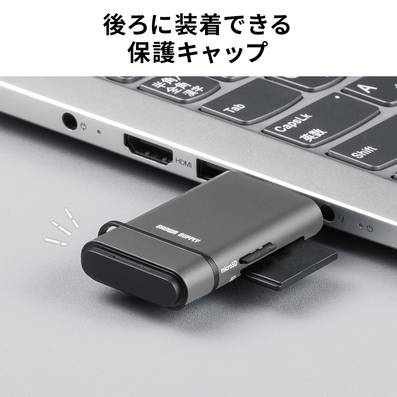 USB-C �J�[�h���[�_�[ UHS-II �Ή� SD microSD�J�[�h �����F�� �R���p�N�g USB3.0 USB 5Gbps Type-C �����]�� SDXC/SDHC �K�����^���b�N
