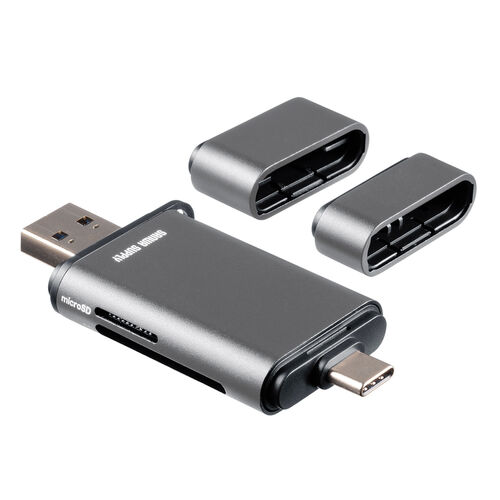 USB-A & USB-C カードリーダー UHS-II 対応 SD microSDカード