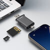 �yGW�Z�[���zUSB-A & USB-C �J�[�h���[�_�[ UHS-II �Ή� SD microSD�J�[�h �����F�� �R���p�N�g USB3.0 Type-C �����]�� SDXC/SDHC �K�����^���b�N