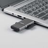 �yGW�Z�[���zUSB-A & USB-C �J�[�h���[�_�[ UHS-II �Ή� SD microSD�J�[�h �����F�� �R���p�N�g USB3.0 Type-C �����]�� SDXC/SDHC �K�����^���b�N