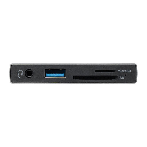 USB-C nu 5-in-1 PD100W [d SD microSD J[h[_[ CzWbN USB-A|[g 5Gbps iPhone iPad X}z ^ubg A~ 400-ADR339GM