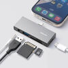 USB-C nu 5-in-1 PD100W [d SD microSD J[h[_[ CzWbN USB-A|[g 5Gbps iPhone iPad X}z ^ubg A~ 400-ADR339GM