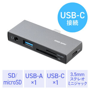 USB-C nu 5-in-1 PD100W [d SD microSD J[h[_[ CzWbN USB-A|[g 5Gbps iPhone iPad X}z ^ubg A~