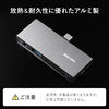 USB-C nu 5-in-1 PD100W [d SD microSD J[h[_[ CzWbN USB-A|[g 5Gbps iPhone iPad X}z ^ubg A~ 400-ADR339GM