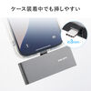 USB-C nu 5-in-1 PD100W [d SD microSD J[h[_[ CzWbN USB-A|[g 5Gbps iPhone iPad X}z ^ubg A~ 400-ADR339GM