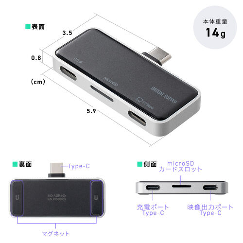 �yGW�Z�[���zUSB-C ���o�C���n�u 3-in-1 �f���o�͑Ή� AR�O���X�A�_�v�^�[ �g���A�_�v�^ PD100W �}���[�d�Ή� Xreal One Pro�Ή� microSD USB�n�u