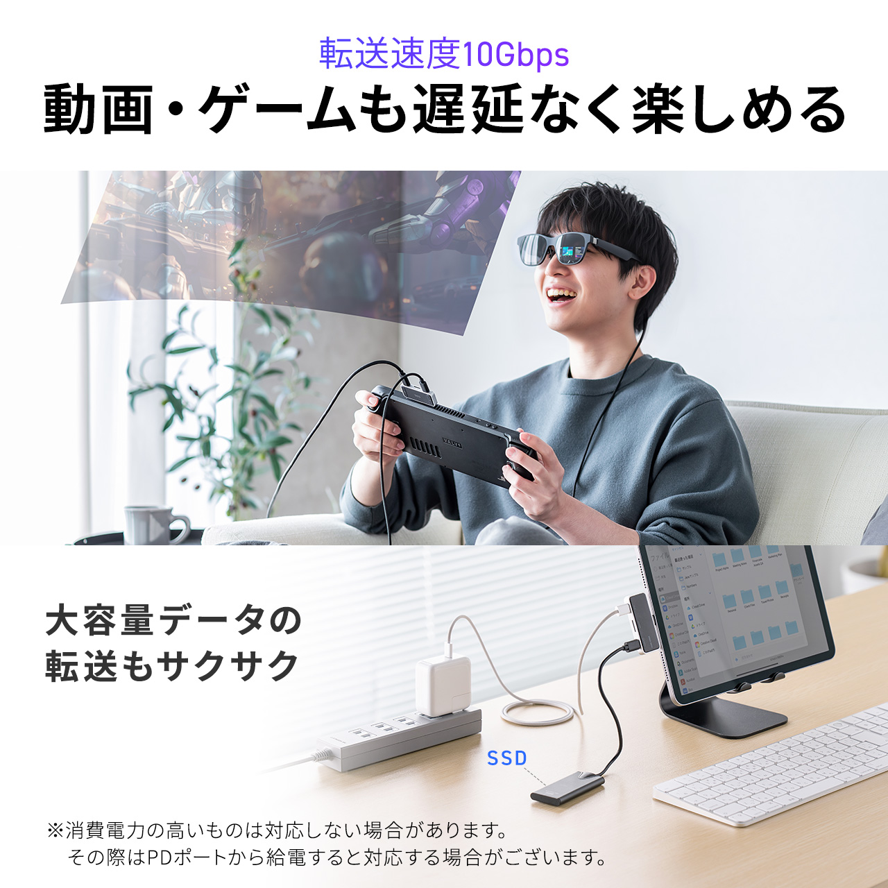 �yGW�Z�[���zUSB-C ���o�C���n�u 3-in-1 �f���o�͑Ή� AR�O���X�A�_�v�^�[ �g���A�_�v�^ PD100W �}���[�d�Ή� Xreal One Pro�Ή� microSD USB�n�u