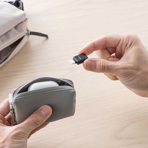 USB-C �����^�J�[�h���[�_�[ �X�}�z �o�b�N�A�b�v microSD�J�[�h iPhone Android �Ή� �ʐ^ ���� �R���p�N�g MFi�F�� iXflash