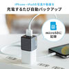 Qubii Pro iPhone iPad 自動バックアップ microSDに保存 USB3.1 Gen1 グレー