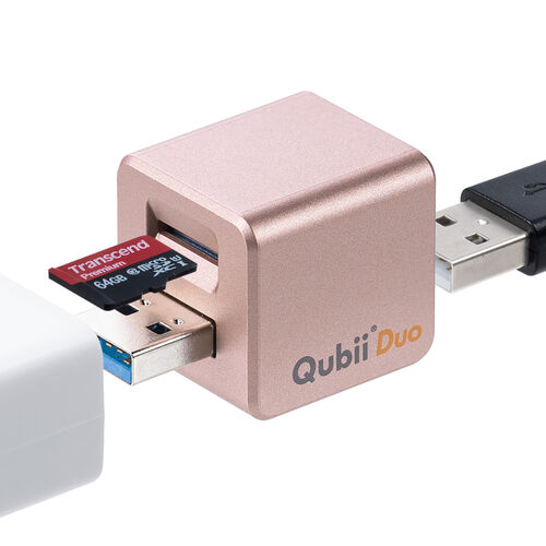 【新品未使用】Qubii Duo USB-C & microSDXC 128GBSandiskカードタイプ