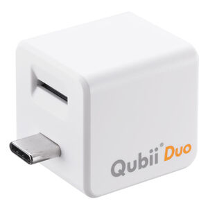 Qubii Duo USB-C  iPhone iPad iOS Android obNAbv eʕs [d microSD zCg iPhone15Ή