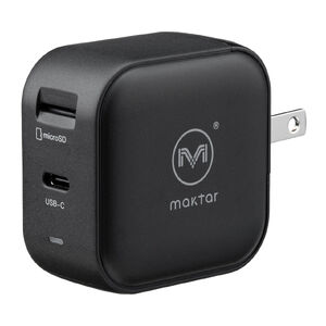 yViP10{zQubii Power USB-C obNAbv  }[d PD45W iPhone Android Ή microSD J[h[_[ ʐ^ۑ 10Nۏ ubN