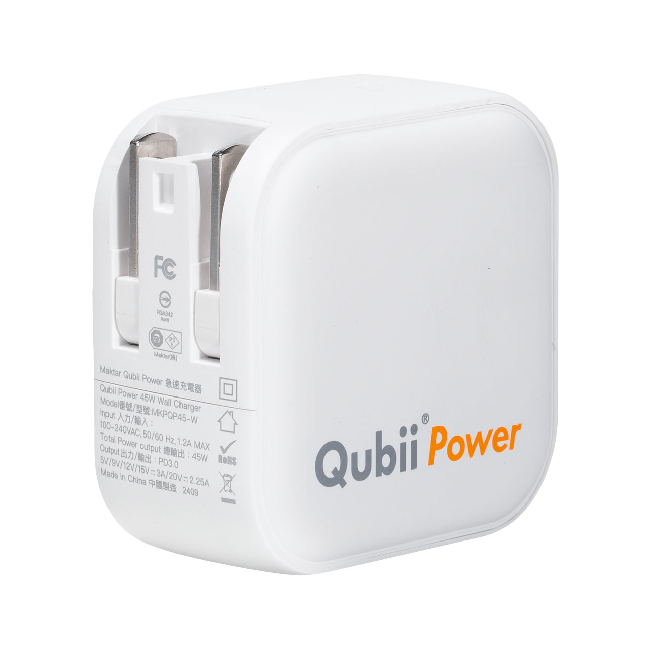 Qubii Power USB-C obNAbv  }[d iPhone Android Ή microSDۑ J[h[_[ 10Nۏ zCg 400-ADRIP015W