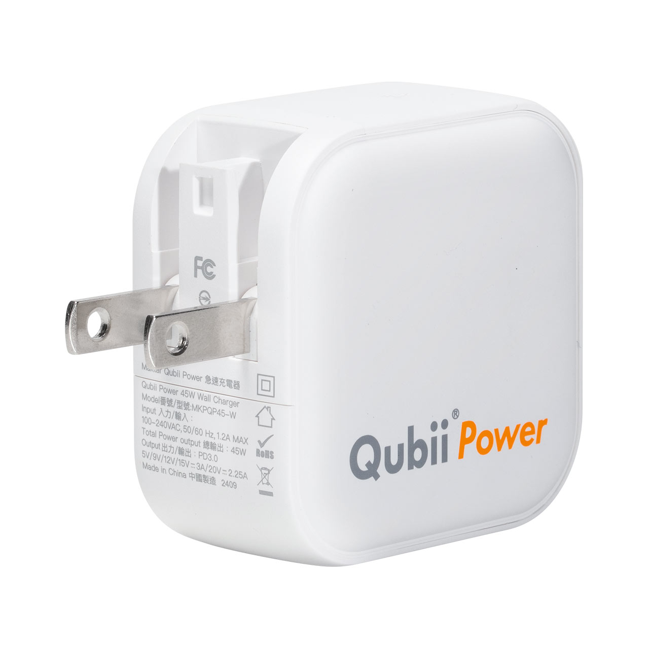 Qubii Power USB-C obNAbv  }[d iPhone Android Ή microSDۑ J[h[_[ 10Nۏ zCg 400-ADRIP015W