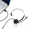 Bluetoothヘッドセット 片耳タイプ 充電台付き 在宅勤務 テレワーク