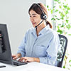Bluetoothヘッドセットワイヤレスヘッドセット 両耳タイプ オーバーヘッド 双指向性マイク 在宅勤務 コールセンター