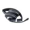 Bluetoothヘッドセット ワイヤレスヘッドセット 両耳タイプ オーバーヘッド 単一指向性マイク 折り畳み式 在宅勤務 コールセンター