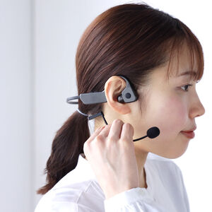 骨伝導イヤホン オープンイヤー Bluetooth接続 空気伝導 ヘッドセット 