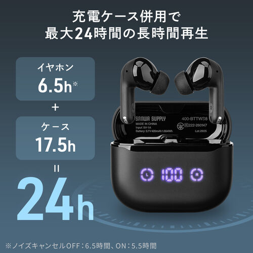 音を制する、ANC搭載完全ワイヤレスイヤホンを発売