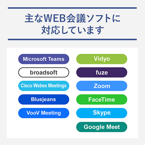 WEB会議カメラ（自動追尾・10倍ズーム・マイク内蔵・多人数・オートフォーカス・リモコン付・三脚取付可能・Zoom・Skype・Microsoft Teams・Webex対応）