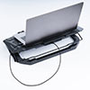 ノートパソコンクーラー（冷却台・17インチ対応・2ファン・USB給電・6段階風量調節・5段階角度調節・点灯7種類）