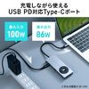 hbLOXe[V fBARg[[t USB-Cڑ HDMI 4K USB PD100W J[h[_[ USB 5Gbps P[u20cm hCosv 400-DKM1GM