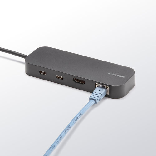 yVi|Cg10{zUSB-C oChbLOXe[V 8-in-1 HDMI 1 PD100W }[d SD/microSDJ[h[_[ LLAN USB-A 4K 5Gbps 400-DKM2BK