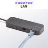 yVi|Cg10{zUSB-C oChbLOXe[V 8-in-1 HDMI 1 PD100W }[d SD/microSDJ[h[_[ LLAN USB-A 4K 5Gbps 400-DKM2BK