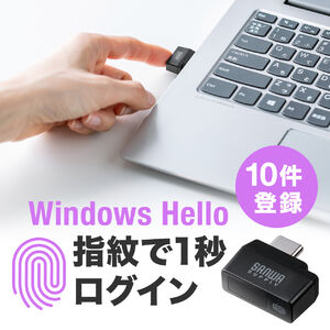 wF؃[_[ PCp USBڑ Windows Hello Windows11/10Ή wő10o^ 360^b`