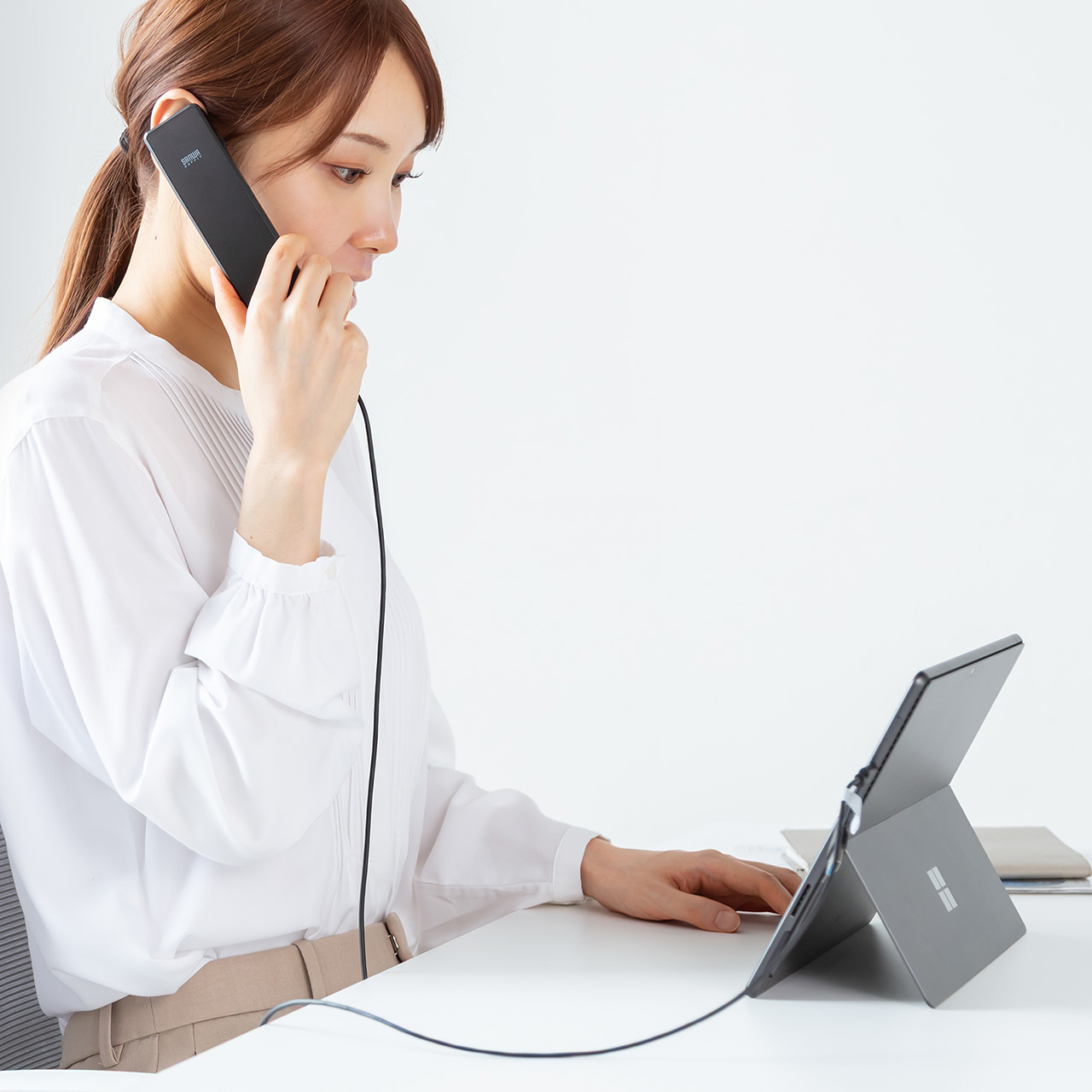 4�ɑΉ��n���h�Z�b�g ��b�� ���ʒ��߉\ Zoom Microsoft Teams Google Meet Windows Mac �y�� �P�[�u��1.2�� ���i�S�j�w����