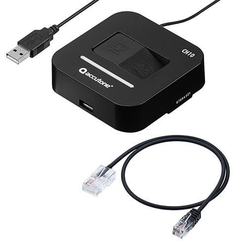 USBヘッドセット電話切替アダプタ 電話 PCヘッドセット 電話機