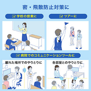 5台セット】ワイヤレスガイドシステム ガイド用イヤホンマイク 5台セット】ワイヤレスガイドシステム ガイド用イヤホンマイク