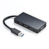 USB3.0 ドッキングステーション モバイルタイプ QWXGA(2048×1152)対応 4in1 VGA USB3.0×3 テレワーク リモート 在宅勤務
