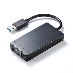 USB3.0 VGA変換アダプタ（ハブ付き・ディスプレイ増設・トリプル 