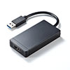 USB3.0 ドッキングステーション モバイルタイプ QWXGA(2048×1152)対応 4in1 HDMI USB3.0×3 テレワーク 在宅勤務