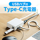 USBハブ付きType-C ACアダプタ（ACアダプタ・USBハブ・Type-C・USB Aコネクタ・HDMI出力・USB PD)