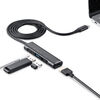 USB Type-C hbLOXe[V oC^Cv PD/60WΉ 4KΉ 4in1 HDMI Type-C OP[u P[u1m 400-HUB086LBK
