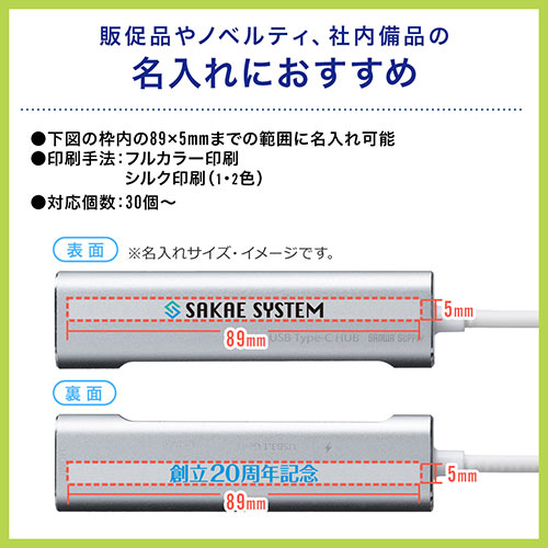 USB Type-C ドッキングステーション モバイルタイプ PD/60W対応 4K対応 4in1 HDMI Type-C USB3.0 USB2.0 テレワーク リモート 在宅勤務 シルバー