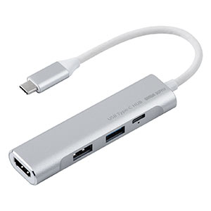 USB Type-C hbLOXe[V oC^Cv PD/60WΉ 4KΉ 4in1 HDMI Type-C USB3.0 USB2.0 e[N [g ݑΖ Vo[