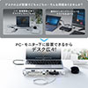 USB Type-Cドッキングステーション（11in1・アルミニウムスタンド・4K対応・HDMI/VGA出力・SD/microSDカードリーダー・3.5mm4極ステレオミニジャック・PD 100W ）