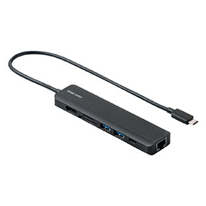 USB Type-CoChbLOXe[V OP[u 7in1 4K/60HzΉ HDMIo SD/microSDJ[h[_[ USB~2 PD100W LAN C[Tlbg
