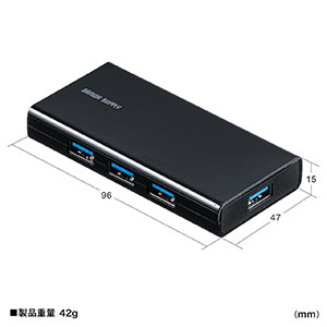 充電ポート付きUSBハブ 7ポート USB3.2 Gen1 充電ポート×2 セルフ