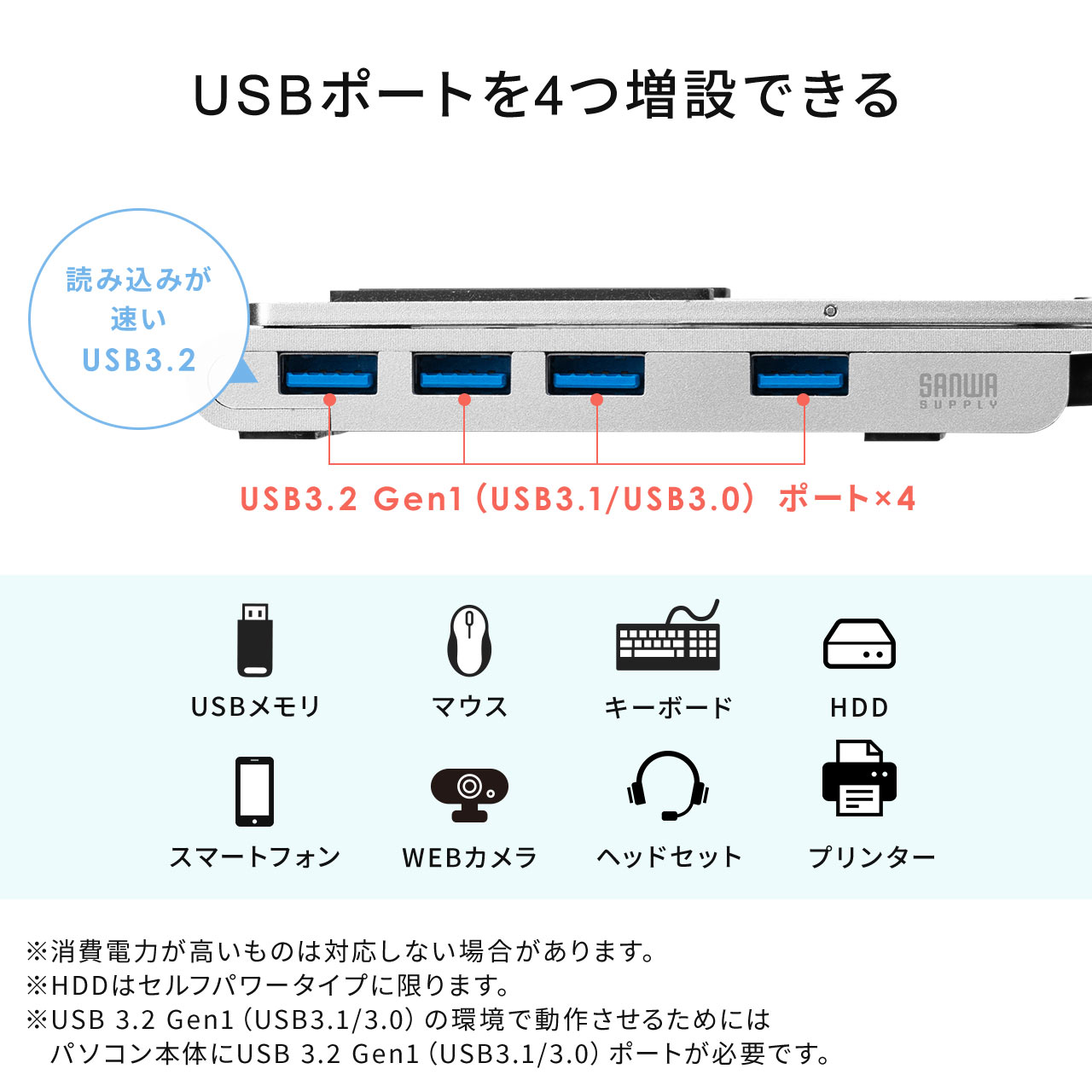 USBnutm[gp\RX^h 5iK px pP ^ ܂肽ݎ PCX^h iPadX^h 400-HUB096S