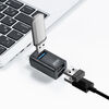 USBハブ コンパクト 小型 Type-C 3ポート USB3.0/USB2.0コンボハブ 黒色 軽量 400-HUBC17BK