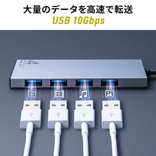 y^ yʁzUSB TypeC 4|[gnu yA~4zP[ǔ^ USB3.2 Gen2Ή 10GbpsΉ A~M Windows Mac iPad Chromebook Ή 400-HUBC28GM