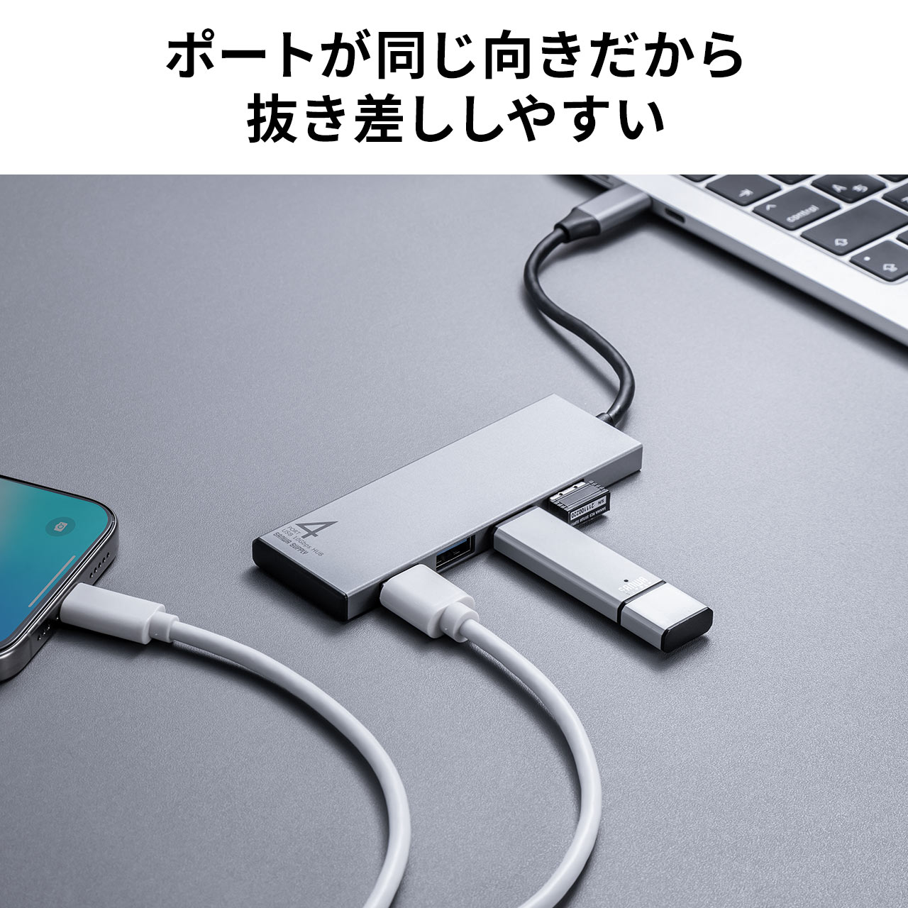 y^ yʁzUSB TypeC 4|[gnu yA~4zP[ǔ^ USB3.2 Gen2Ή 10GbpsΉ A~M Windows Mac iPad Chromebook Ή 400-HUBC28GM