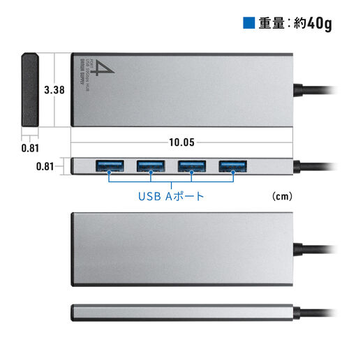 y^ yʁzUSB TypeC 4|[gnu yA~4zP[ǔ^ USB3.2 Gen2Ή 10GbpsΉ A~M Windows Mac iPad Chromebook Ή 400-HUBC28GM