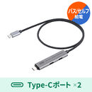 USB Type-C�n�u Type-C�P�[�u�� PD�Ή� PD100W USB3.2 Gen1 USB5Gbps �����^�� �P�[�u����̌^ 0.5m �u���b�N