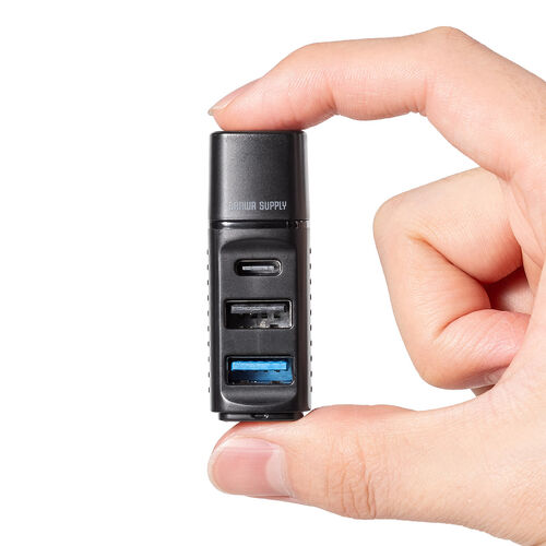 �yGW�Z�[���zUSB�n�u �R���p�N�g ���^ USB Type-C�ڑ� USB3.0 USB2.0 �o�X�p���[ USB-C�|�[�g USB A�|�[�g 3�|�[�g �R���{�n�u ���F �y��